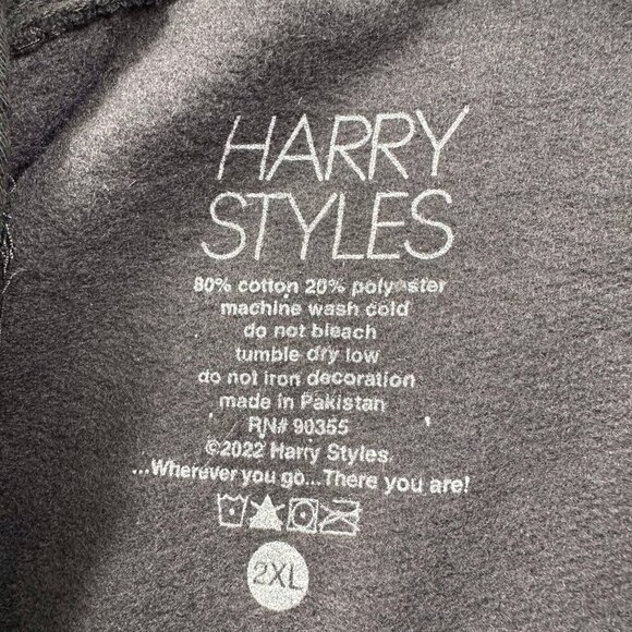 Harry Styles Official Merch 2022 “Love On Tour” Pull Over Sweatshirt Hoodie XXL - Picture 3 of 3